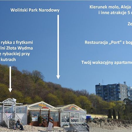 Maly Przytulny Apartament Z Widokiem Na Morze - Po Remoncie Lejlighed Miedzyzdroje Eksteriør billede